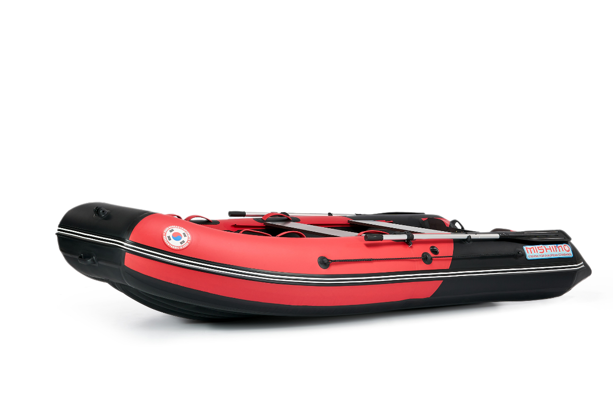 КОМПЛЕКТ ЛОДКА MISHIMO PRO 350 + ЛОДОЧНЫЙ МОТОР MARLIN MP 9.9 (15) AMHS PROLINE в Королёве