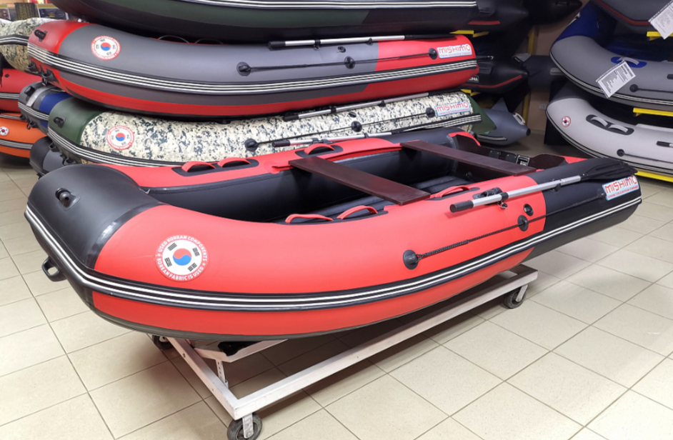 КОМПЛЕКТ Лодка MISHIMO PRO 350 + ЛОДОЧНЫЙ МОТОР MARLIN MP 9.9 (20) AMHS PRO в Королёве