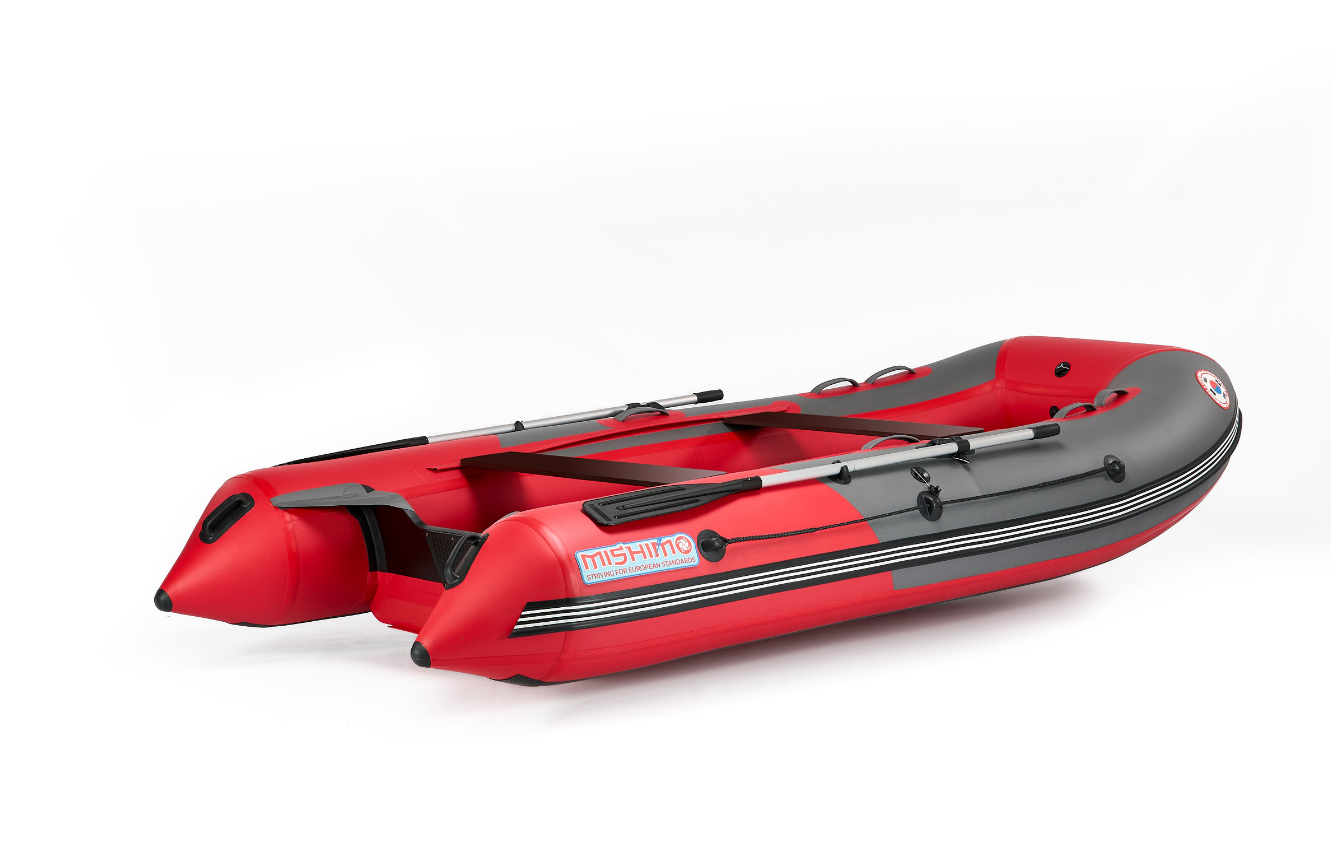 КОМПЛЕКТ ЛОДКА MISHIMO PRO 350 + ЛОДОЧНЫЙ МОТОР MARLIN MP 9.9 (15) AMHS PROLINE в Королёве