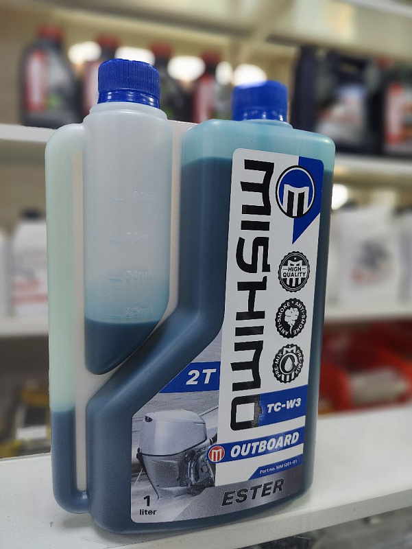 Масло MISHIMO 2T OUTBOARD (ESTER) полусинтетика 1 л в Королёве