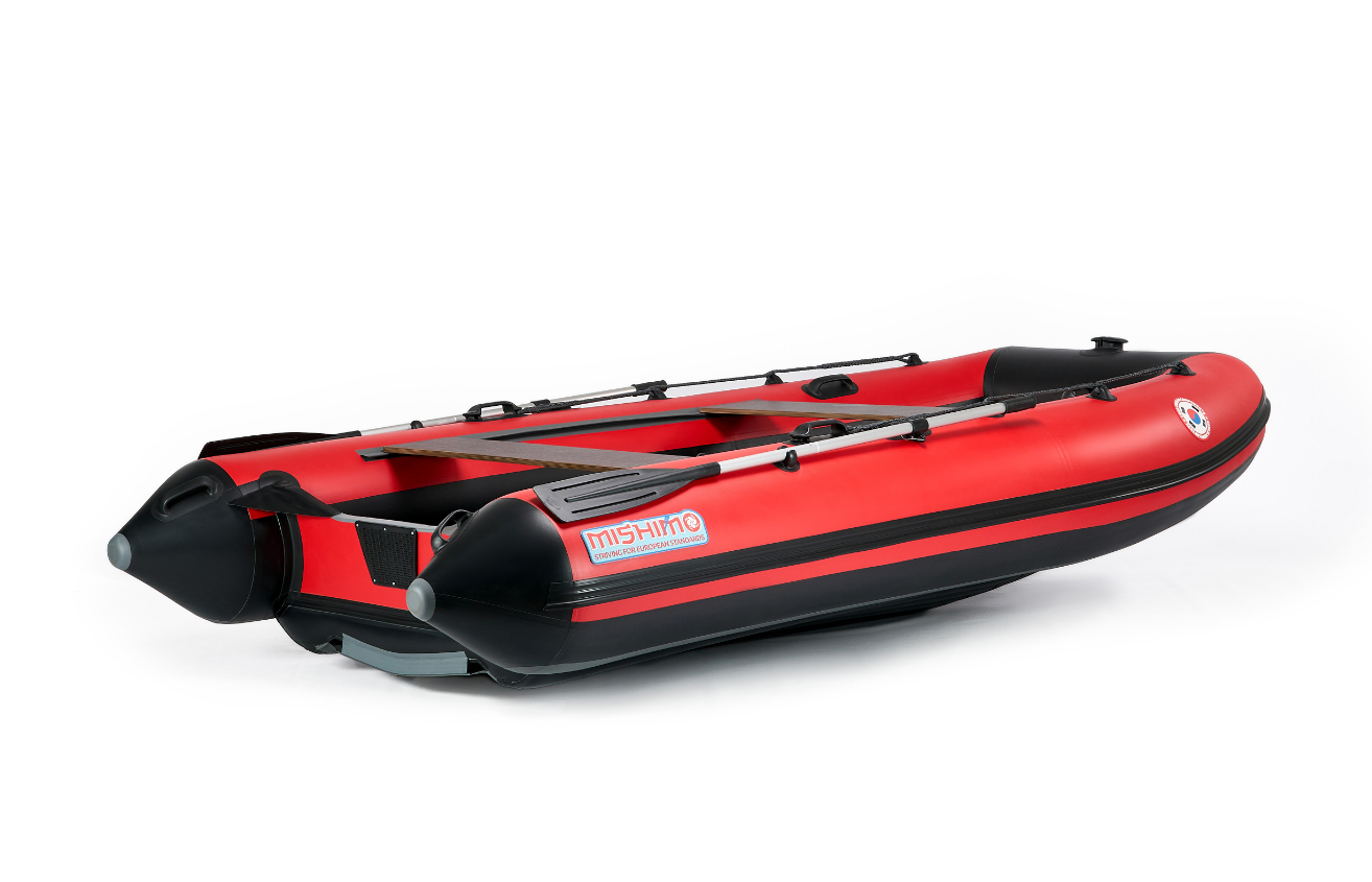 КОМПЛЕКТ ЛОДКА MISHIMO RAPID 380 PRO+ ЛОДОЧНЫЙ МОТОР MARLIN MP 9.9 (20) AMHS PROLINE FORCE в Королёве