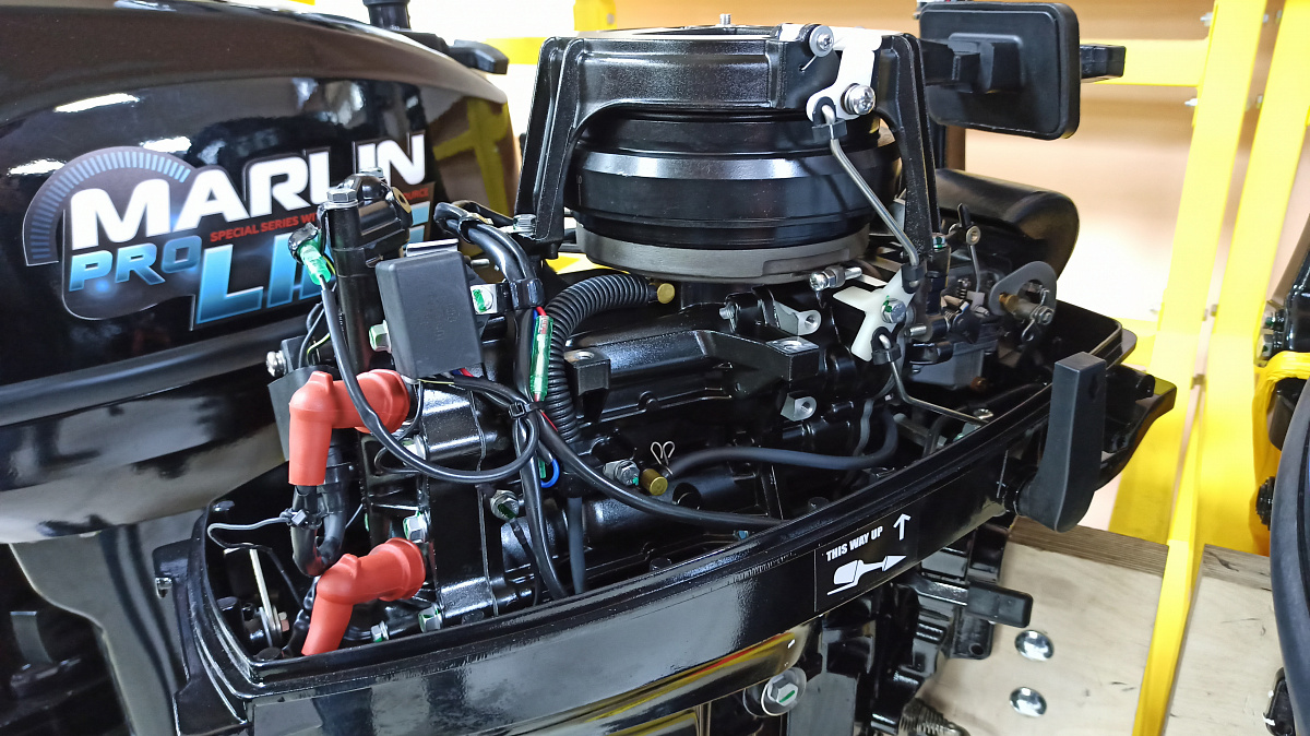 КОМПЛЕКТ Лодка MISHIMO PRO 350 + ЛОДОЧНЫЙ МОТОР MARLIN MP 9.9 (20) AMHS PRO в Королёве