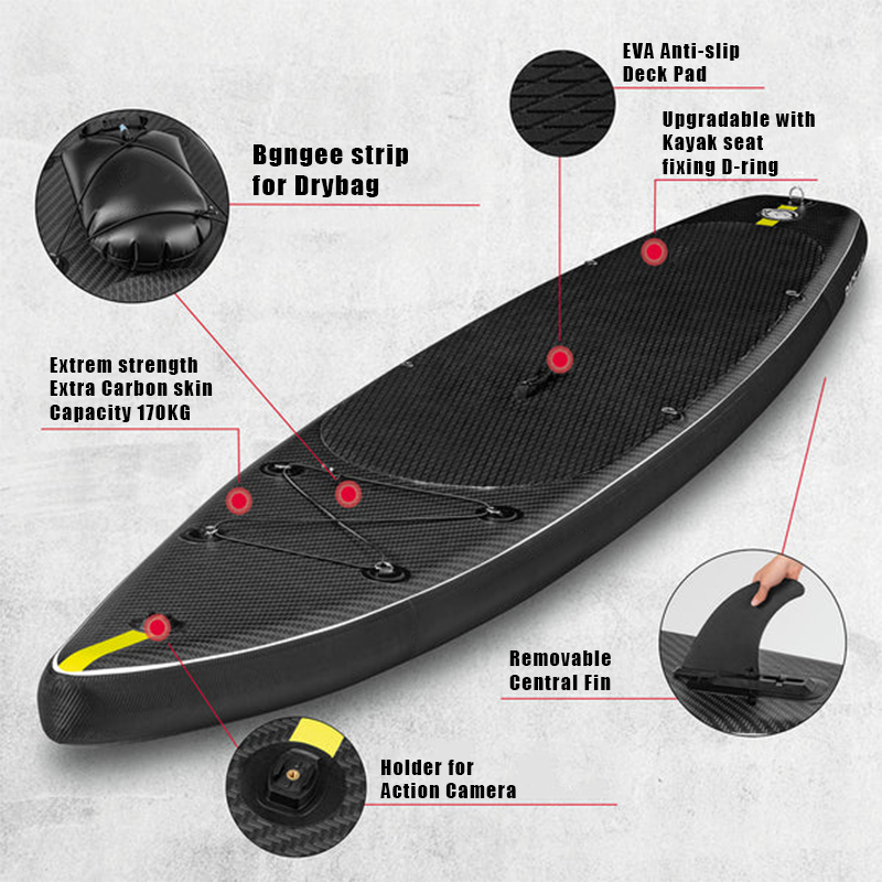 SUP (САП) ДОСКА MISHIMO CARBON DARKSIDE 10.6’ (325СМ) в Королёве