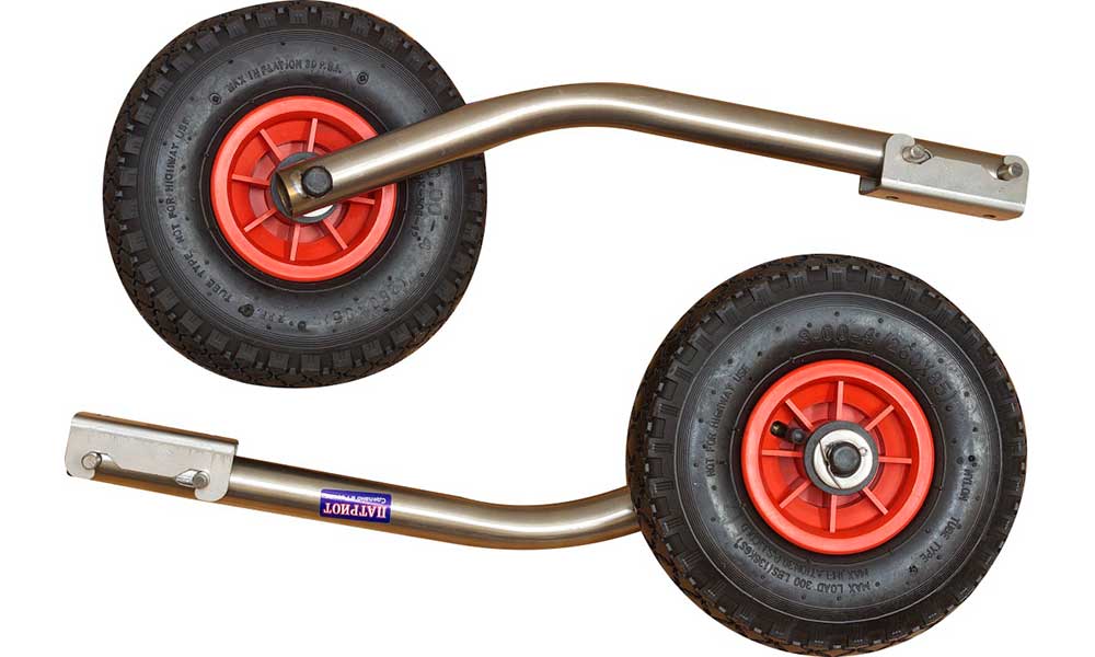 Транцевые колеса модульные удлиненные из нержавеющей стали в Королёве