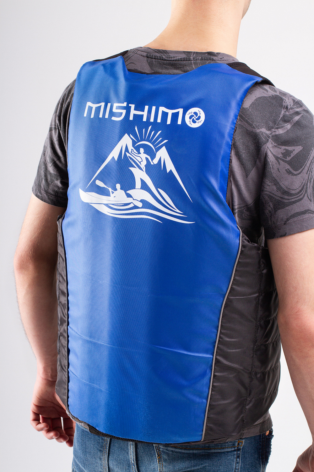 Жилет спасательный MISHIMO PRO Премиум качества Черно-синий в Королёве