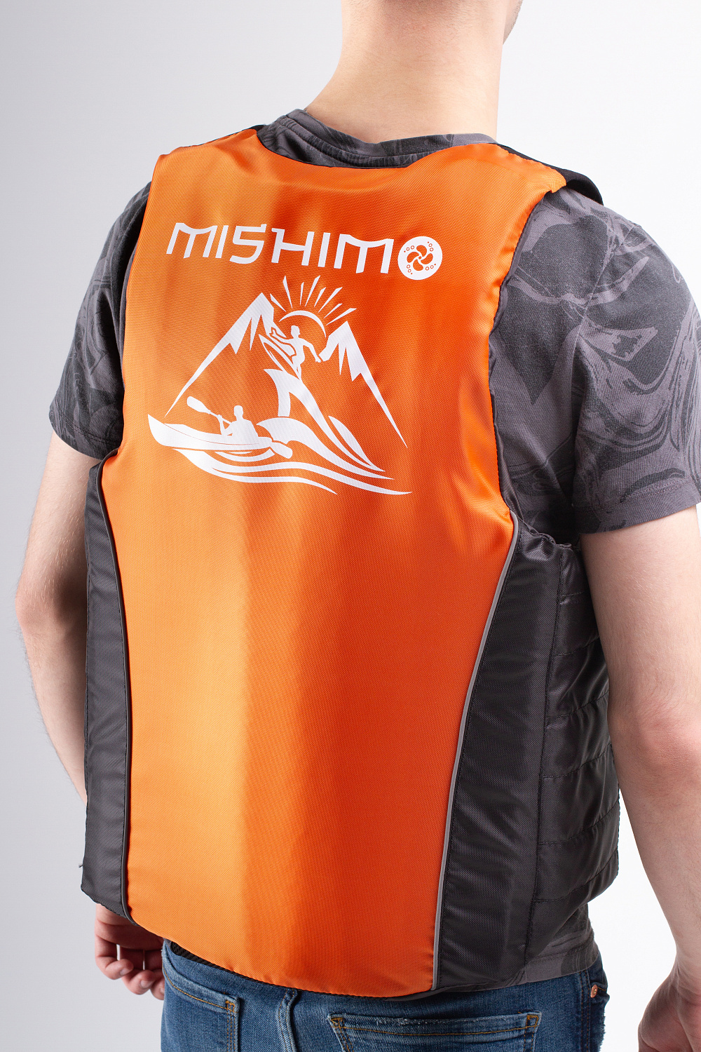 Жилет спасательный MISHIMO PRO Премиум качества Черно-оранжевый в Королёве